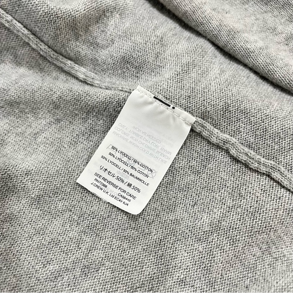 J. Crew Knit Cardigan Sweater Gray Size M - Picture 5 of 8
